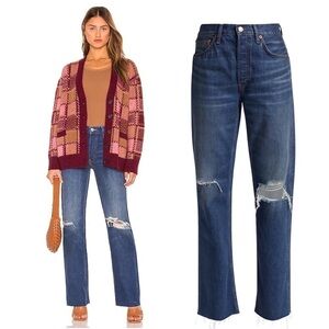 New! RE/DONE Originals 90s High Rise Loose Jeans